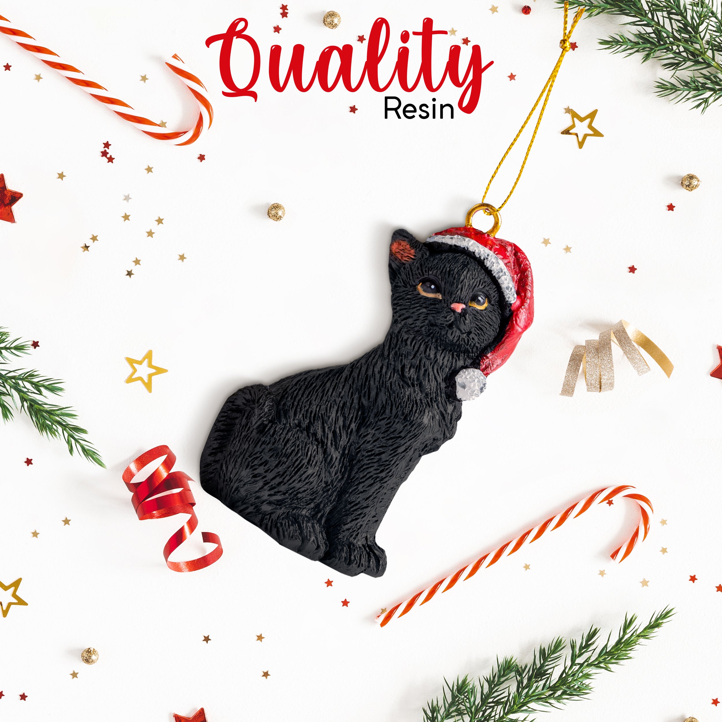 Cat Christmas Ornament