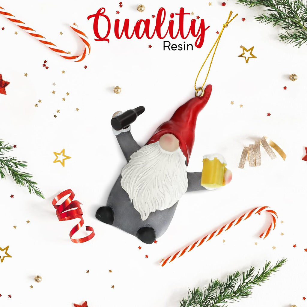 Snowman and Gnome Ornaments